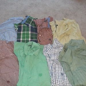 Men's chaps brand long sleeve button ups size XL